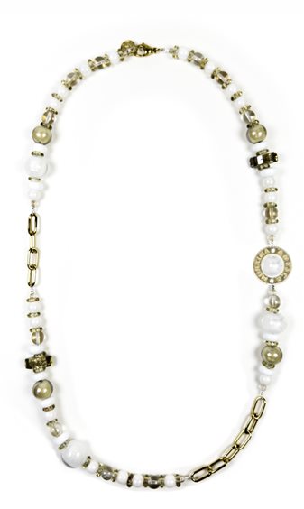 Collier Antica Murrina Venezia Femme Giglio in  Acier chirurgical  CG2GPE2502 - CG2GPE2502